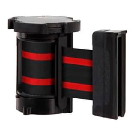 Lavi Industries Lavi Industries Replacement Mechanism For Beltrac® Belt Barrier, 7' Black/Red Belt RMECH7/BR